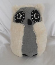 Pottery Barn Teen Jeweled Rockin Plush Animal Faux Fur Speaker White Owl NWOT
