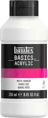 Liquitex BASICS Matte, Varnish 250Ml (8.4-Oz)