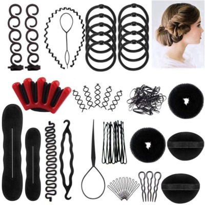 Winkeyes Hair Styling Set - DIY Hair Braiding Tool Kit with Hair Modelling Acces