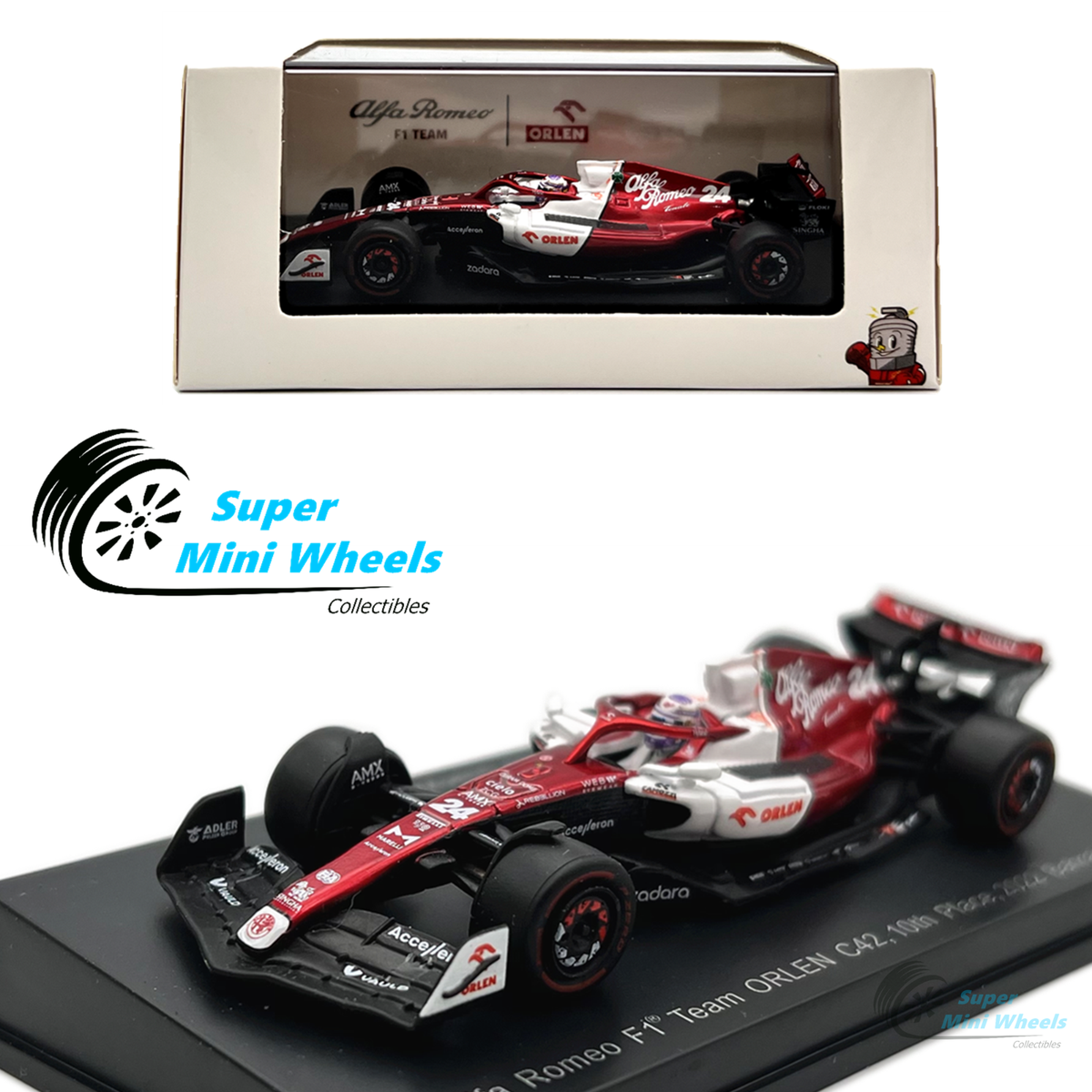 ☺︎noram☺︎ Sparky 1:64 Alfa Romeo F1 Team ORLEN C42 #24 Zhou Guan Yu | eBay