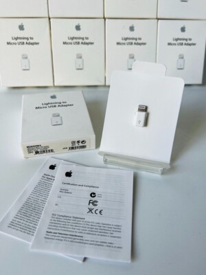 Apple MD820ZM/A Adapter Ladeadapter Lightning Stecker Micro USB für iPad iPhone