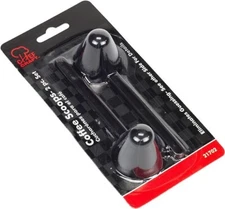 Chef Craft Classic Plastic Coffee Scoop, 1 Ounce 2 Piece Set, Black