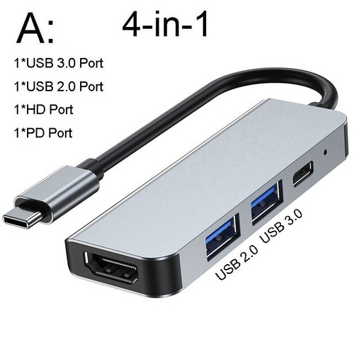 Thunderbolt 3 Adapter USB Typ C Hub HDMI-kompatibel 4K USB-C Dock - Bild 9 von 22