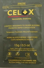 Celox 15g Granule Pack - Stops Bleeding Fast