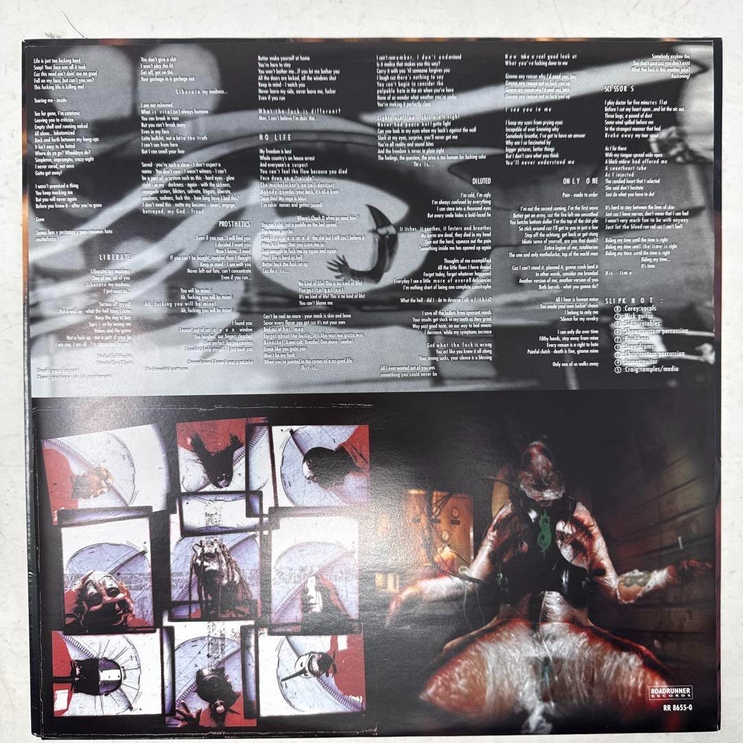 Slipknot / ST 1st Album 1999 EU Original LP Vinyl Roadrunner