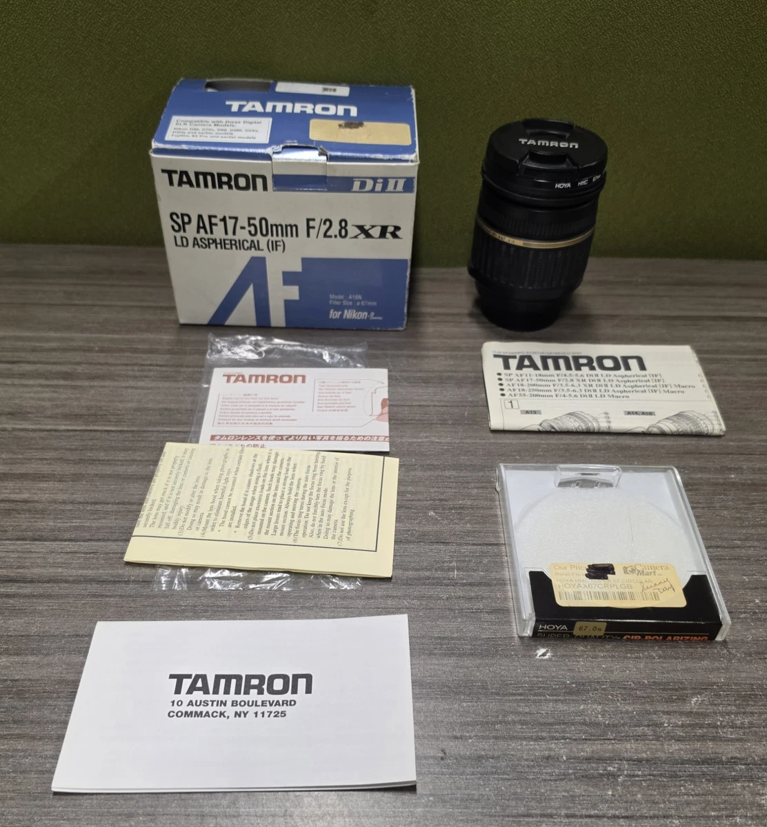 Tamron Di II f/2.8 Camera Lenses 17-50mm Focal for sale | eBay