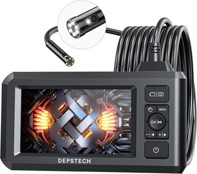 DEPSTECH Endoscope Camera Dual Lens 1080P 4.3 IPS