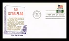 US COVER FLAG OVER WHITE HOUSE 6C FIRST DAY ISSUE KHOL KRAFT
