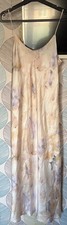 Worn Once Lovely ZARA Pastel Satin Slip Maxi Dress L 12
