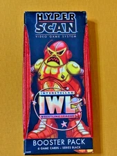 NEW HYPER SCAN INTERSTELLAR IWL WRESTLING LEAGUE BOOSTER PACK  SERIES BLACK