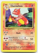 Pokemon Charmeleon 24/102 Base Set LP [J6ZLSY]