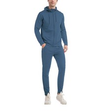 Sweatsuits for Men 2 Piece Tracksuit Sets Zip Hoodie Casual Athletic Long Sle...