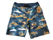 Quicksilver Young Men s Swim/Boardshorts NWT Tropical Beach Size 29 Waist/18