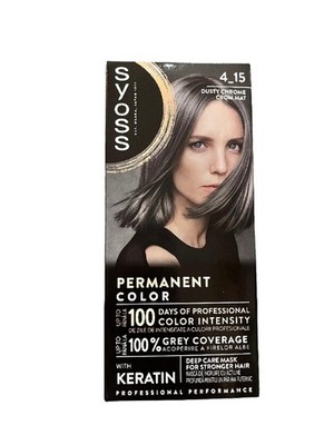 Coloration, Haarfarbe Stufe 3 4_15 DUSTY CHROM, intensiver metallischer Glanz...