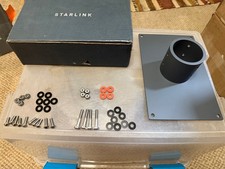 Starlink Flat High Performance Pipe Adapter, Open box, unused