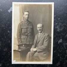 WW1 photo soldier, Royal Fusiliers, British Army RPPC