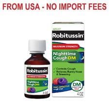 Robitussin DM Maximum Strength Cough Medicine, Berry Flavor, 4 fl oz  Adult Cou