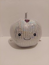 FAO Schwarz Disco Ball Plush DJ Glow Brights Lights Sounds Music Stuffed Toy 9"