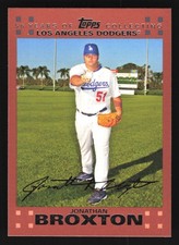 Jonathan Broxton Los Angeles Dodgers 2007 Topps Copper #209 SN /56