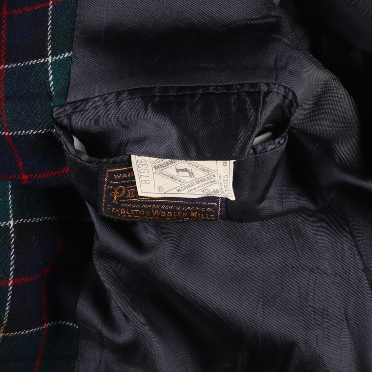 Pendleton Wool Checkered Blazer Men M Vintage 60s… - image 5