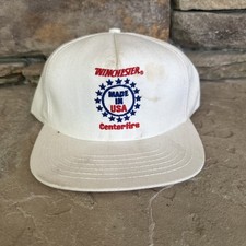 Winchester Made In USA Centerfire Gun Cartridge Snapback Baseball Cap Hat