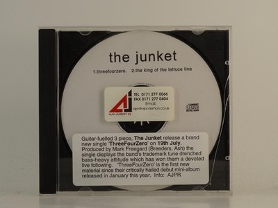 THE JUNKET THREE FOUR ZERO (H1) 2 Track Promo CD Single including Picture Sleeve