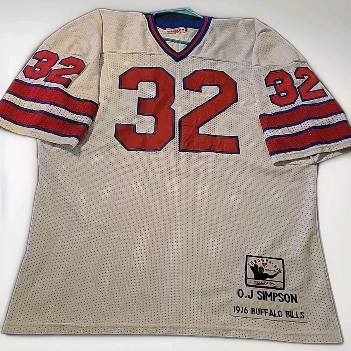 Vtg Mitchell & Ness O.J Simpson 1976 Buffalo Bills Patch Throwback