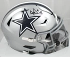 Dak Prescott Autographed Dallas Cowboys Mid-Size SpeedFlex Helmet-Beckett W Holo