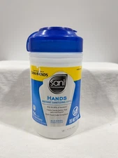 Sani Professional P92084EA Hands Instant Sanitizing Wipes - White New *FREE SHIP