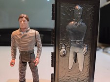 Vintage Kenner Star Wars Figure - Han Solo The Last 17 Plus Carbonite Block