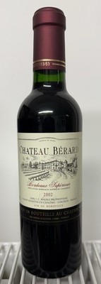 Eine Flasche 2002 Château Bérard Bordeaux Supérieur 375 ml