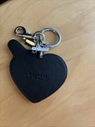 Coach Purple Heart Lightning Bolt Bag Charm Keychain / Bag Charm NWT — photo 3