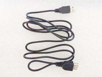 USB Extension Cable USB 2.0 Cable Male to Female USB Cable Black 1.5m #zn