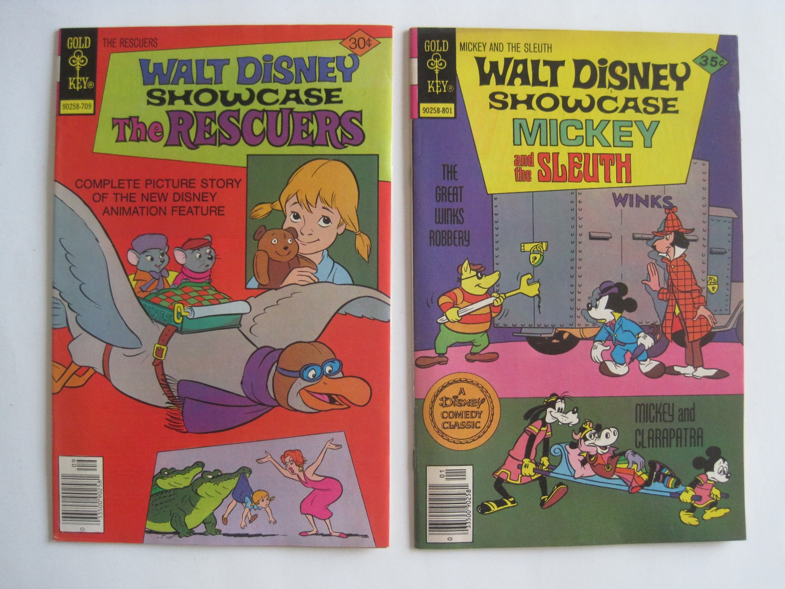 Vintage lot of 42 comics bronze age Gold Key Walt Disney Showcase