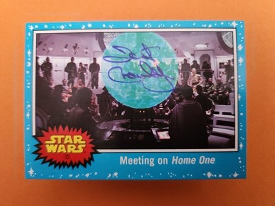 Dermot Crowly (Crix Madine) signed Star Wars Topps card 