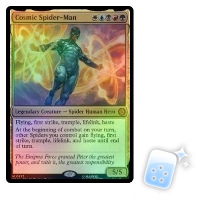 FOIL COSMIC SPIDER-MAN Marvel's Spider-man SPM Magic MTG MINT CARD