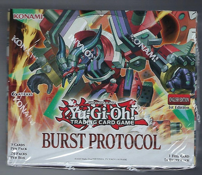 Yugioh Burst Protocol Booster Box 1st Edition Factory Sealed
