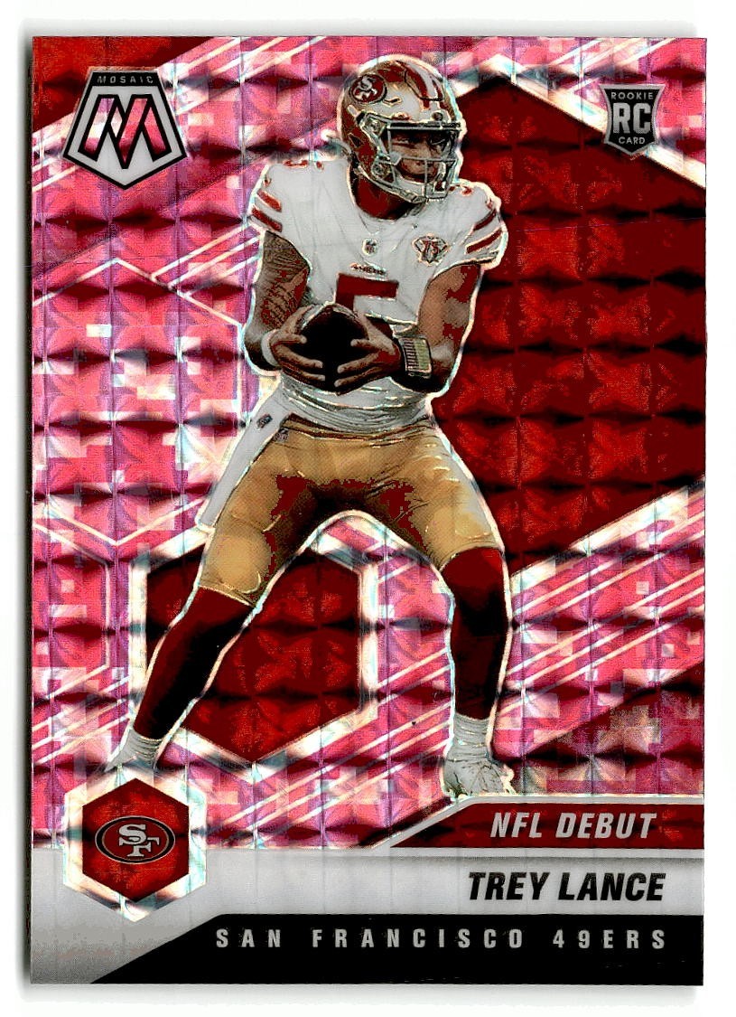 TREY LANCE 2020 Mosaic ROOKIE #244 RC PINK PARALLEL 
