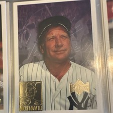 Topps 1996 Mickey Mantle #7 Team Topps New York Yankees Baseball Trading Card
