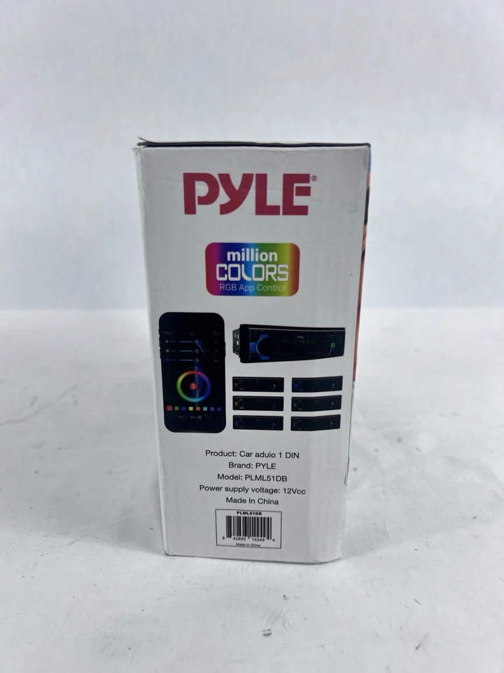 Pyle Stereo Receiver Power Amplifier- Single DIN 30 Preset Memory PLML51DB New - Image 3 of 4