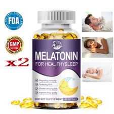 Natural sleep aid supplements support the improvement of sleep quality 120pcs
