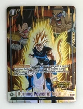 Dragon Ball Super Fusion World #FS09-17 Burning Power Of Instinct Common Gold