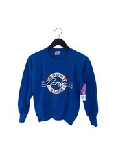 vintage PONY crewneck sweatshirt mens size small deadstock NWT 80s made in USA