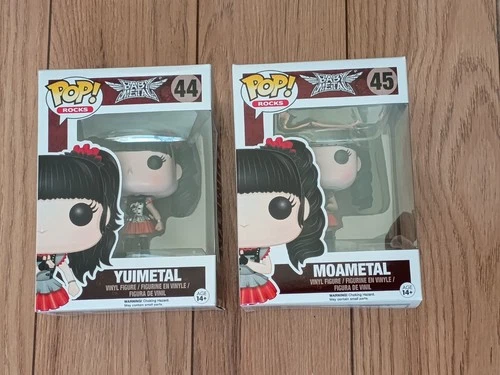 FUNKO POP! ROCKS BABYMETAL YUI #44 MOA #45 Vinyl Figures
