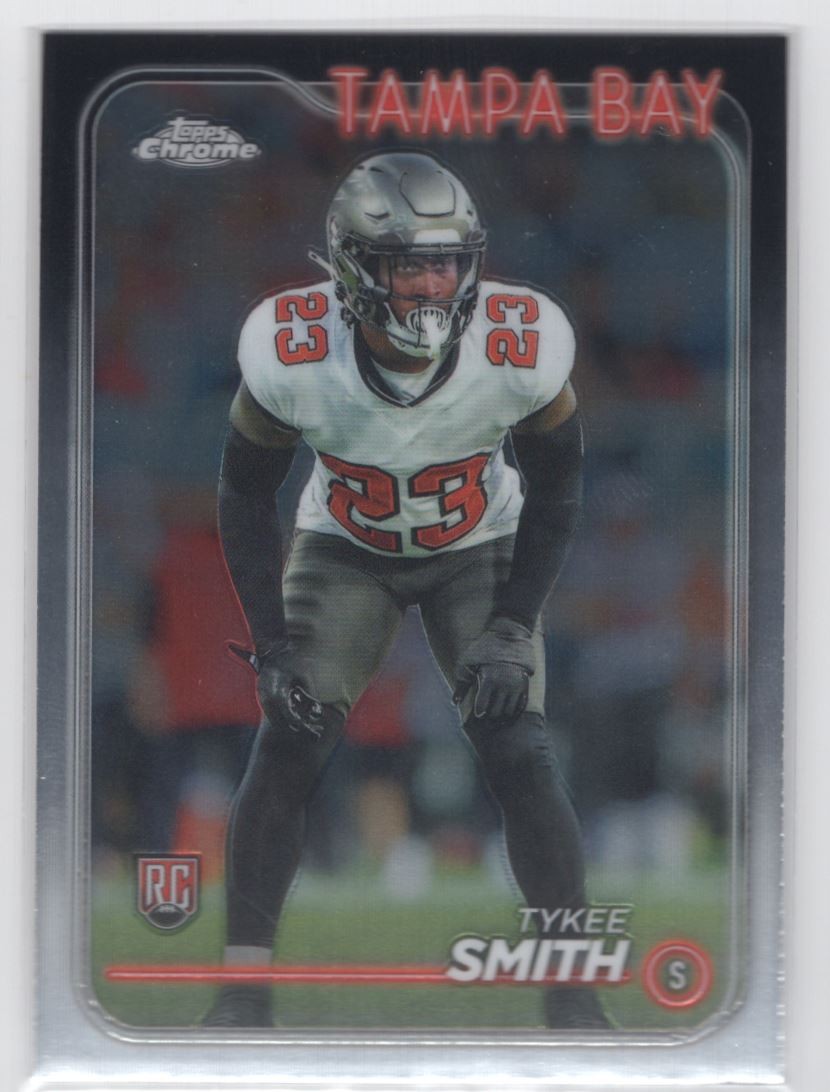 #278 2024 Topps Chrome Base Tykee Smith Rookie Tampa Bay Buccaneers