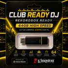 CLUB READY DJ Rekordbox Ready Chiavetta Pendrive USB 64GB 3.2 Libreria DJ Pronta