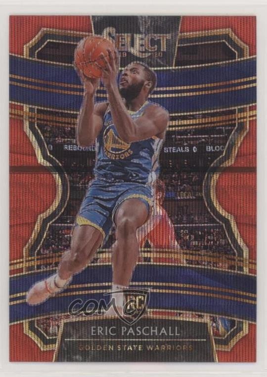 2019-20 Panini Select Concourse Tmall Red Wave Prizm Eric Paschall #12 fm0