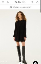 FARM RIO Long Sleeve Shell Mini Dress Women's Size M- NEW WITH TAGS