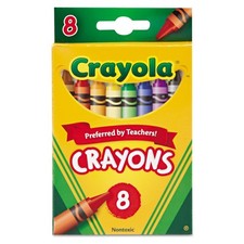 Crayola 523008 Classic Color Crayons 8/Box New