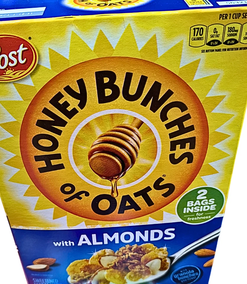 Ramos de avena Post miel con almendras cereal 50 onzas EXP 01/2026 Foto 4 de 4